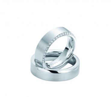 Trauringe Weissgold von Fischer 06 05404/060